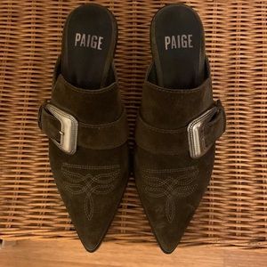 Paige Block Heeled Mules